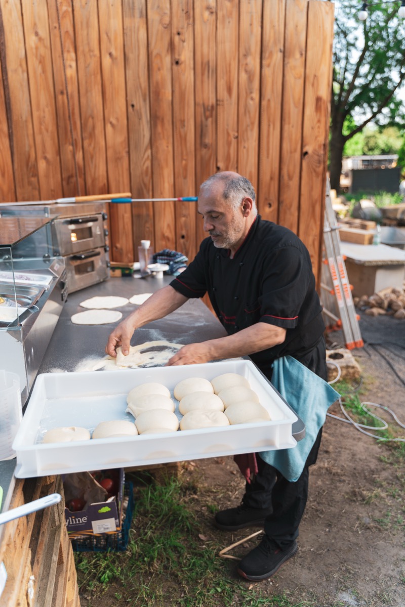 Event Catering Leipzig – Pizzateig formen